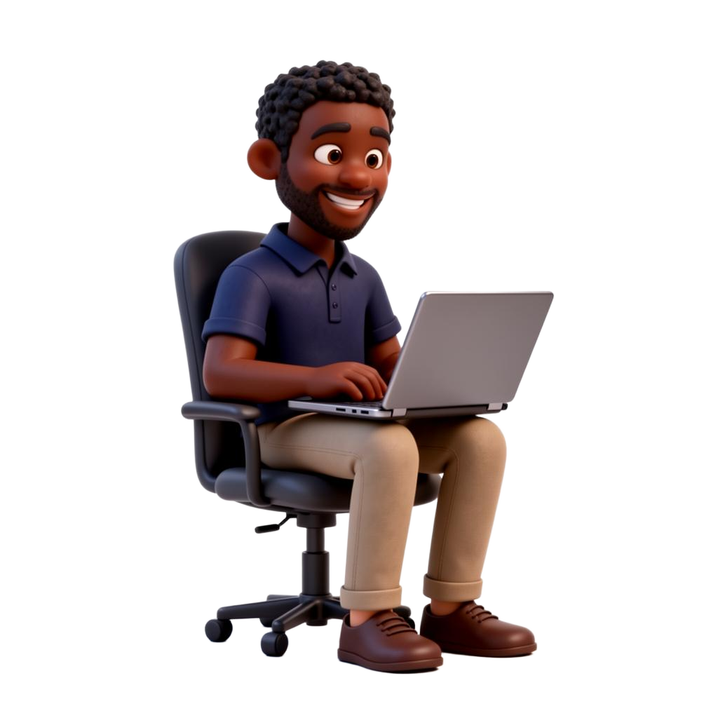 Accountant working with Ledgersync on a laptop